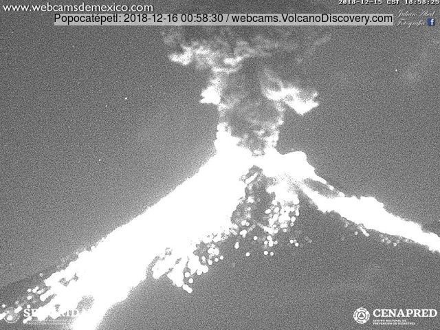 Eruption of Popocatepetl
