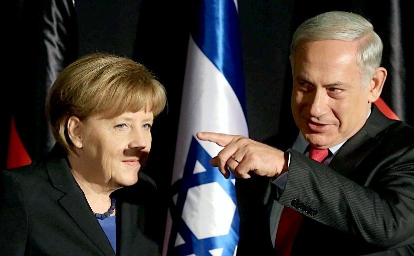 merkelNeti,moustache