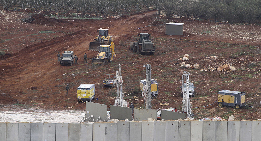 hezbollah tunnels lebanon israel