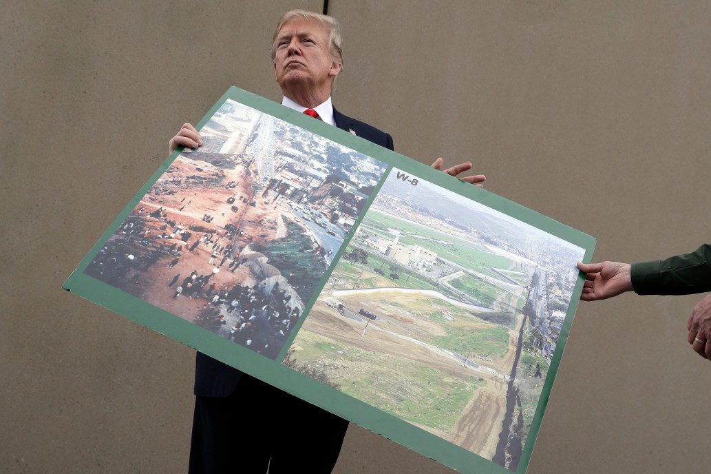 Click to enlarge Trump wall