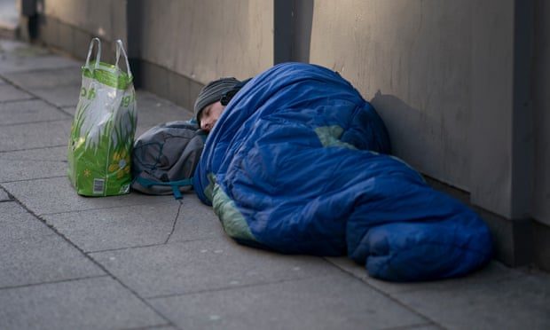 homeless man
