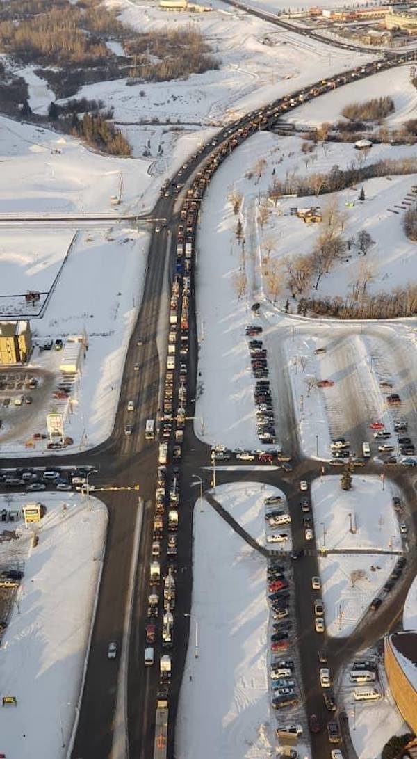 Click to enlarge GO Truck convoy