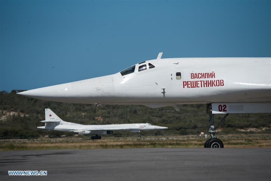 Russian Tu-160 strategic bombers