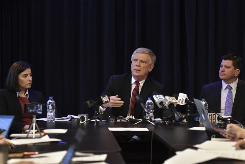 Click to enlarge Special counsel Bill Forsyth press conference