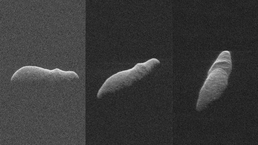 Three radar images of near-Earth asteroid 2003 SD220