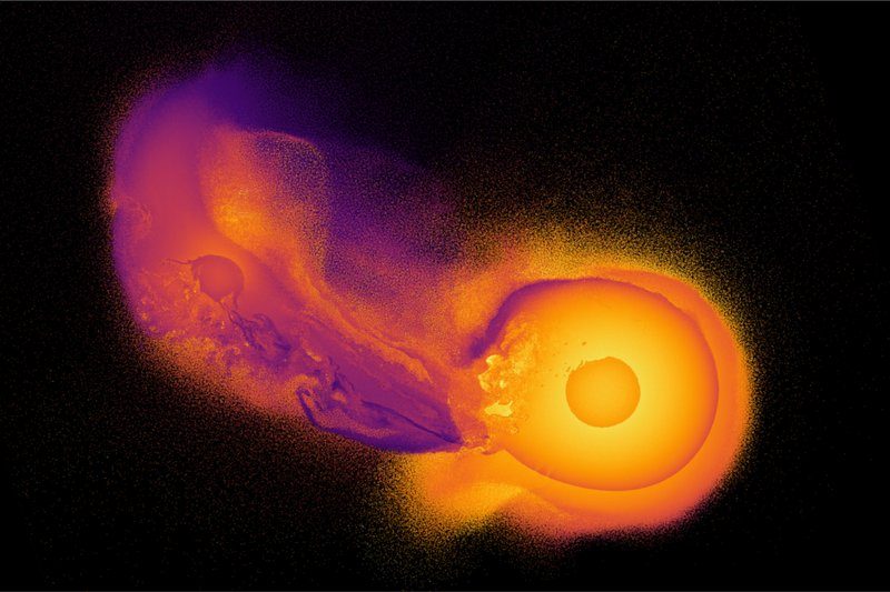Uranus Struck by Object