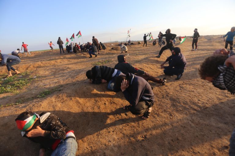 Click to enlarge Gaza protests 12.21.18