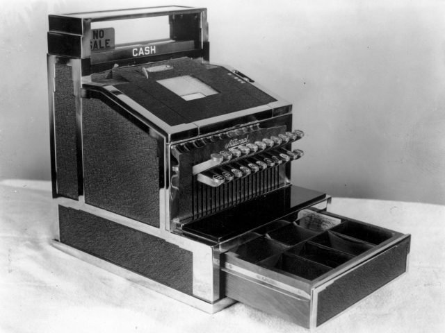 Click to enlarge empty cash register