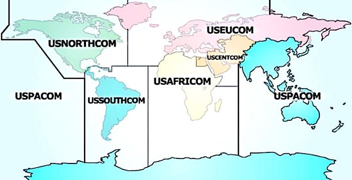 US COM world divisions