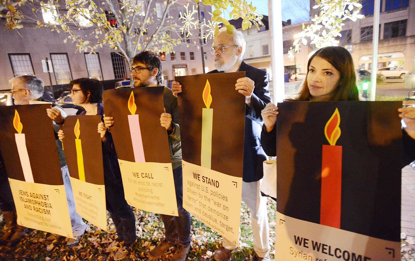 Click to enlarge BDS protest Durham, NC