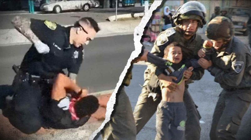 police brutality israel us