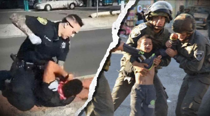 Click to enlarge police brutality israel us