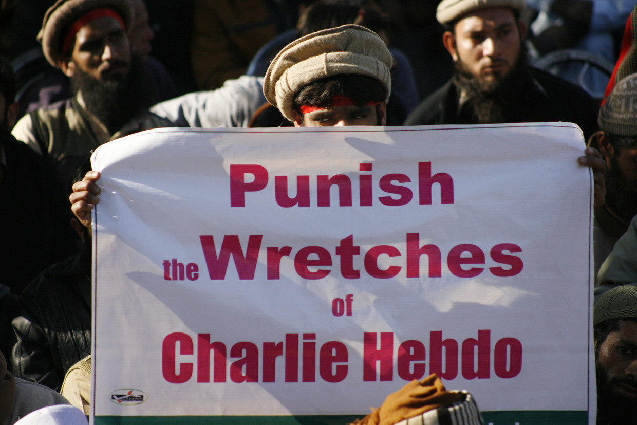Click to enlarge protests against Charlie Hebdo