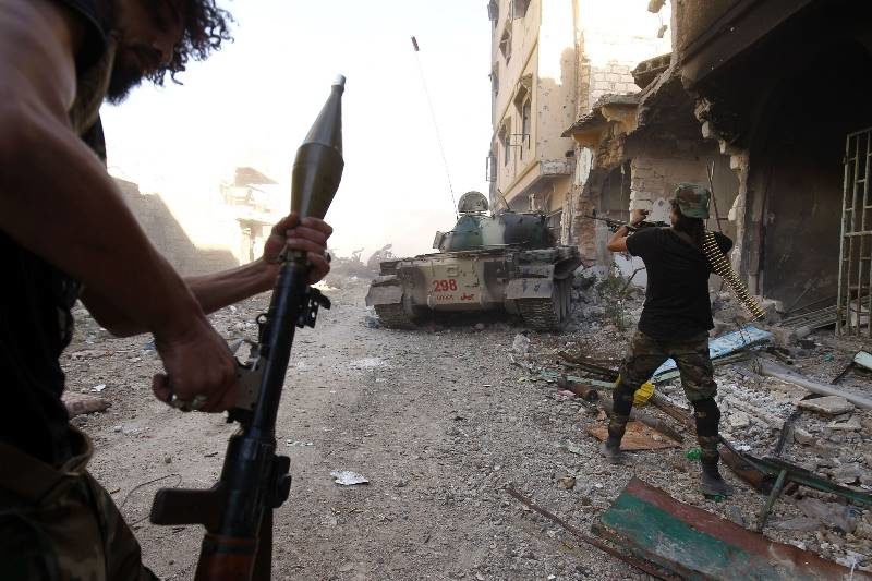 Click to enlarge Libyan rebels Haftar