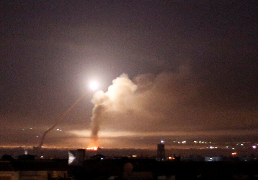 syria return missile damascus christmas