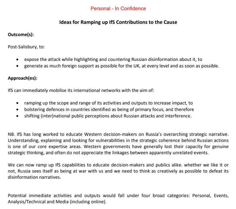 Click to enlarge Institute for Statecraft smear spanish politician