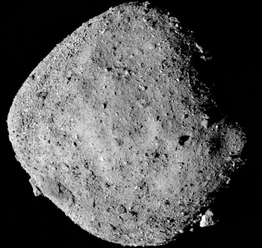 Click to enlarge asteroid Bennu