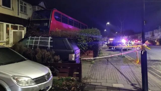 Click to enlarge double decker bus crash london