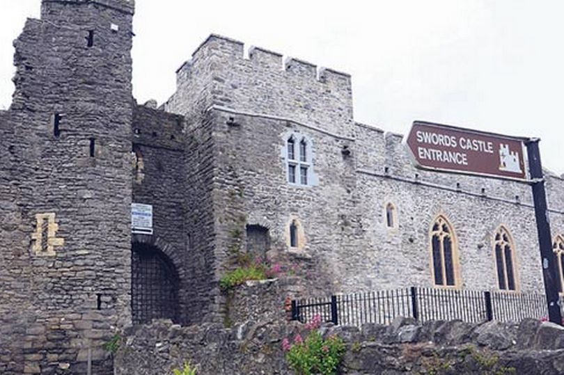 Swords Castle in Dublin, Ireland