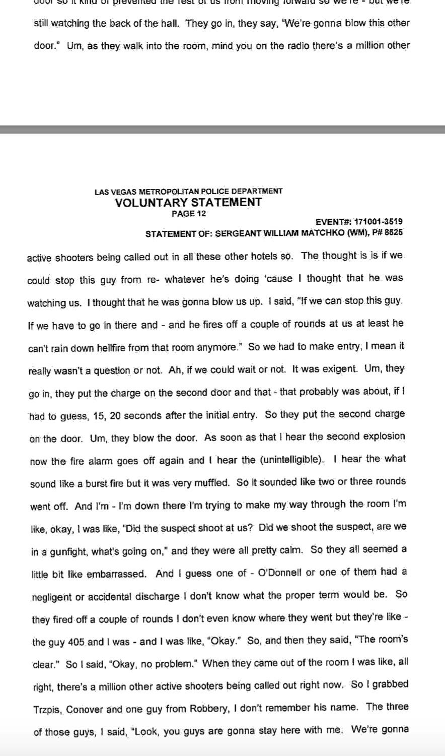 Click to enlarge matchko statement Paddock suicide