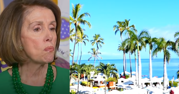 Click to enlarge nancy pelosi govt shutdown hawaii resort