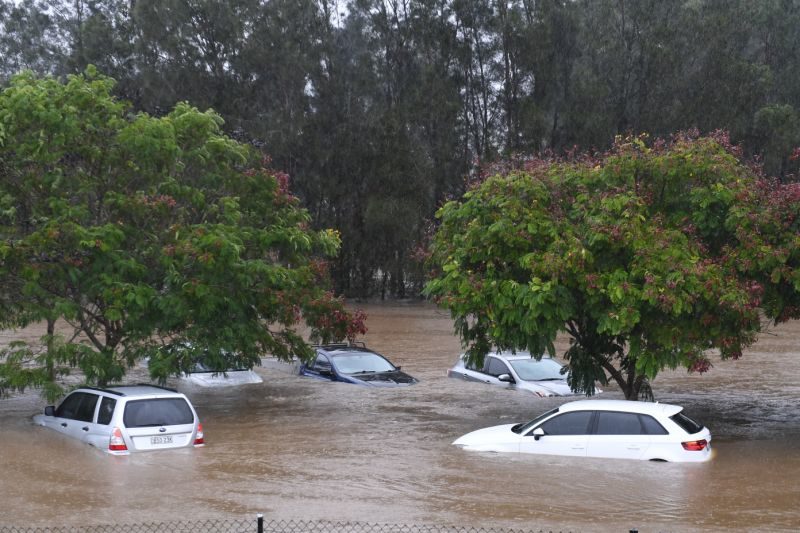 Flash flooding in Queensland