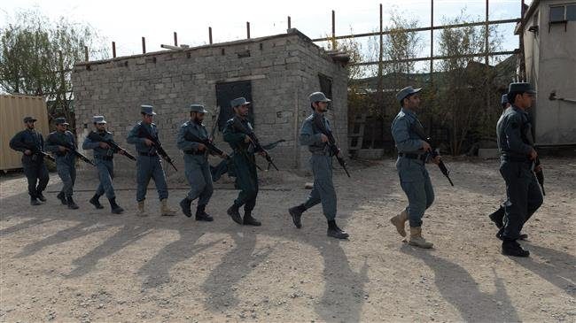 Afghan policemen
