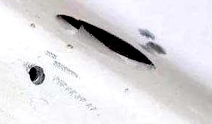 Click to enlarge Drilled hole