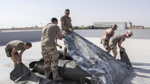 French soldiers stationed in the Middle East as part of Operation Chammal