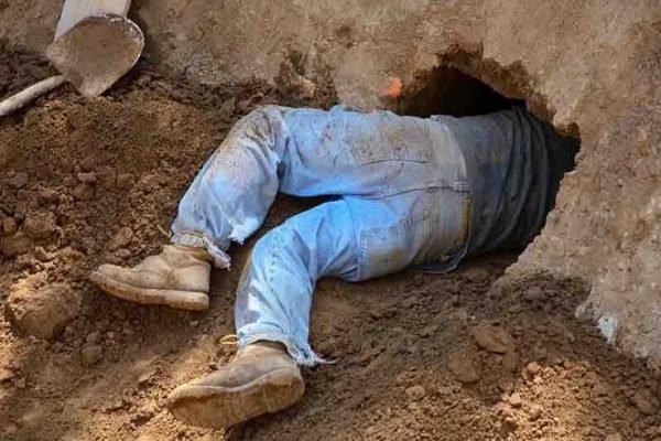 Click to enlarge Digging a tunnel