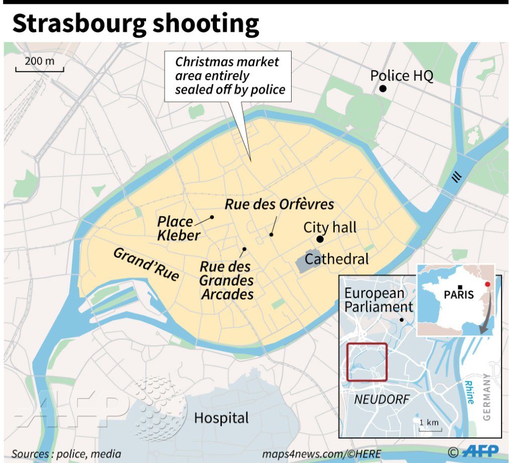 Click to enlarge strasbourg shooting map