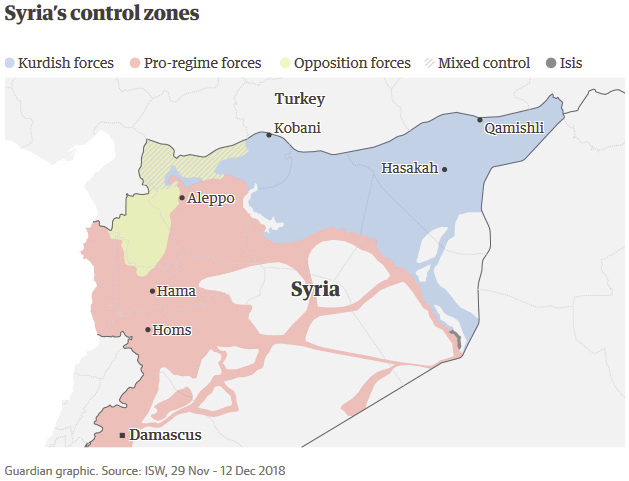 Syria control zones