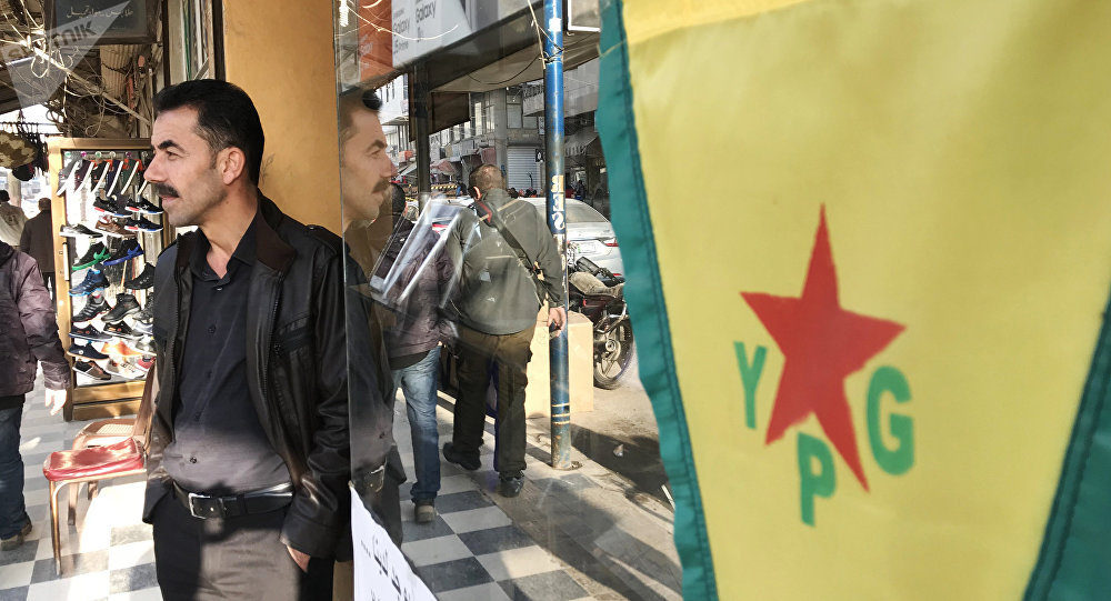 flag kurds YPG