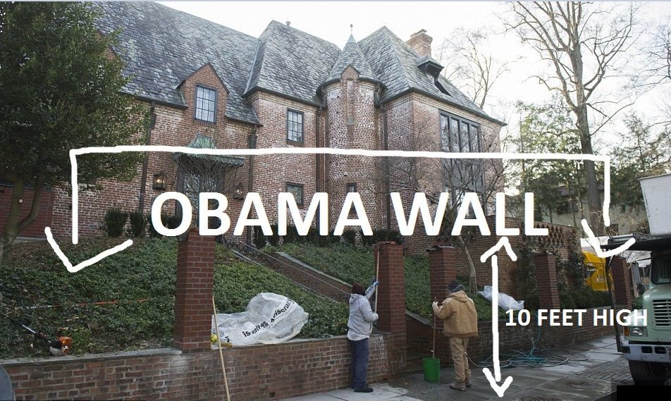 Wall Obama Mansion Washington