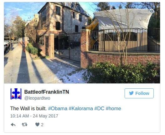Tweet Obama all DC Mansion
