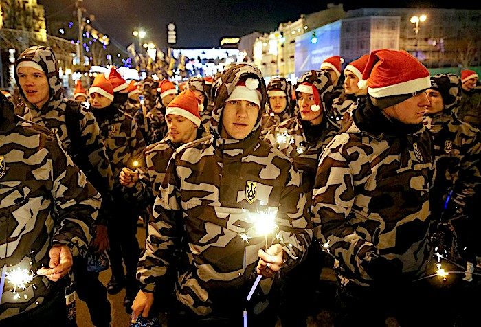 Click to enlarge Activists redhats