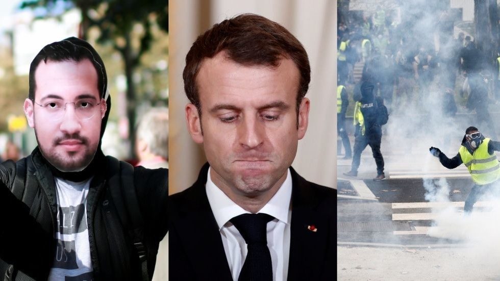 Click to enlarge macron new year speech