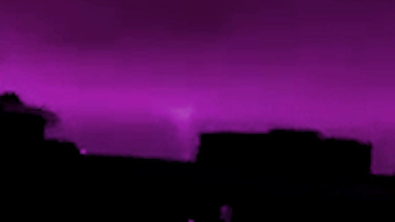 Strange lights in sky Dublin
