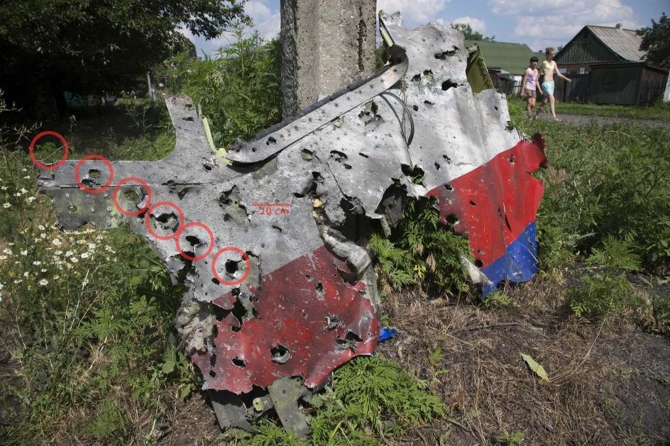 MH17 bullet holes