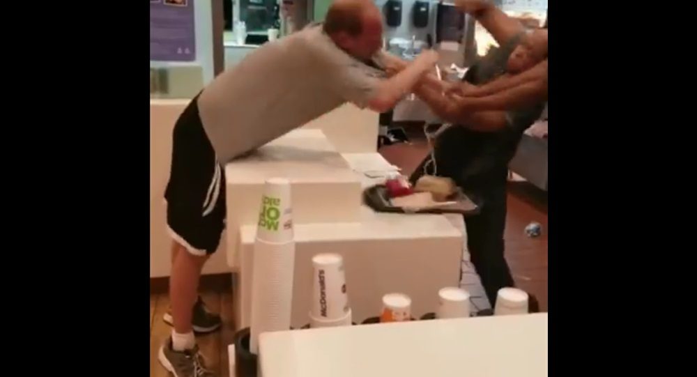 customer attacks mcdonalds employee