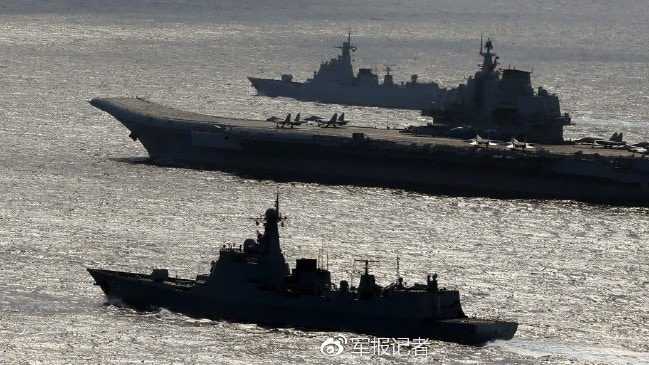 China's aircraft carrier Liaoning