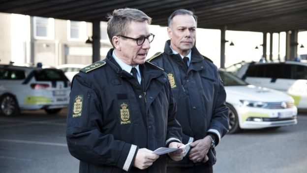 Click to enlarge denmark police train accident bridge