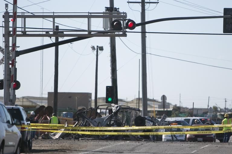 Click to enlarge Metrolink Derails
