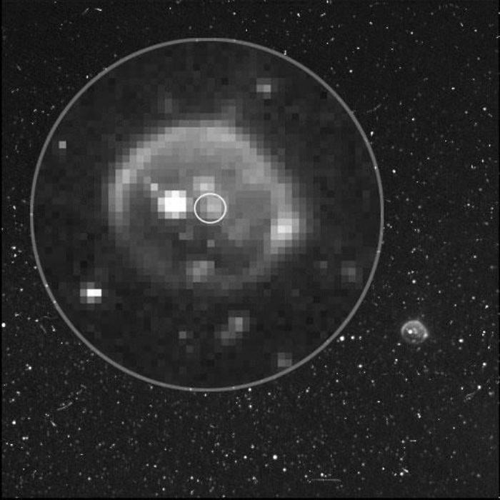 Click to enlarge This image gives a closer look at Io's volcanic activity.