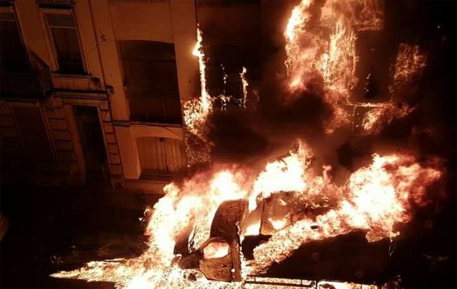 Click to enlarge Molenbeek Belgium fires no go zone