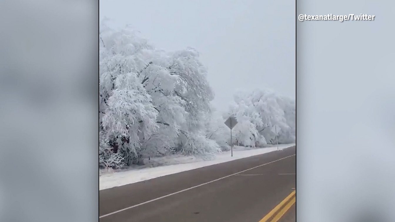 Click to enlarge Freezing Fog captured on camera in Texas
