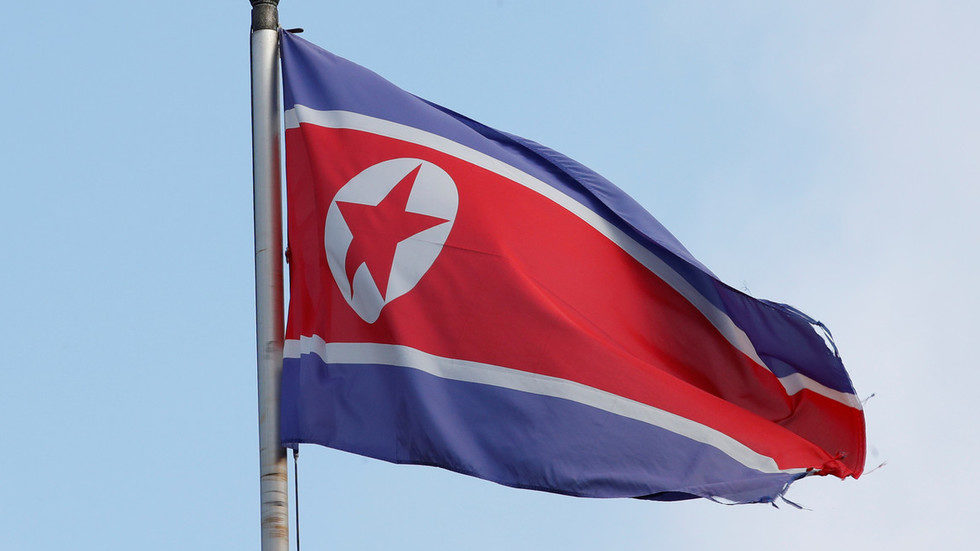 north korea flag