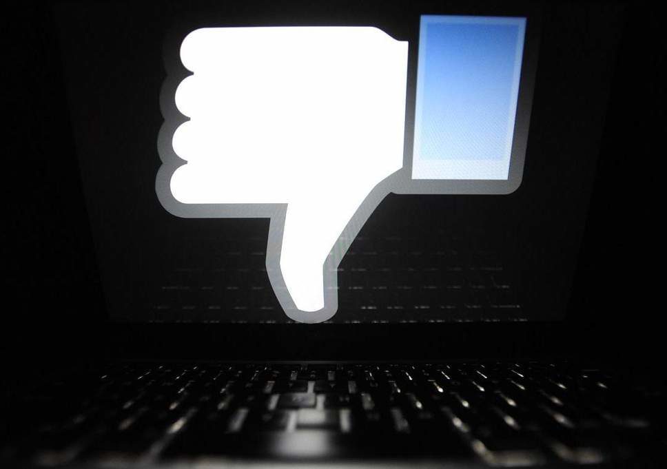 Click to enlarge thumbs down facebook