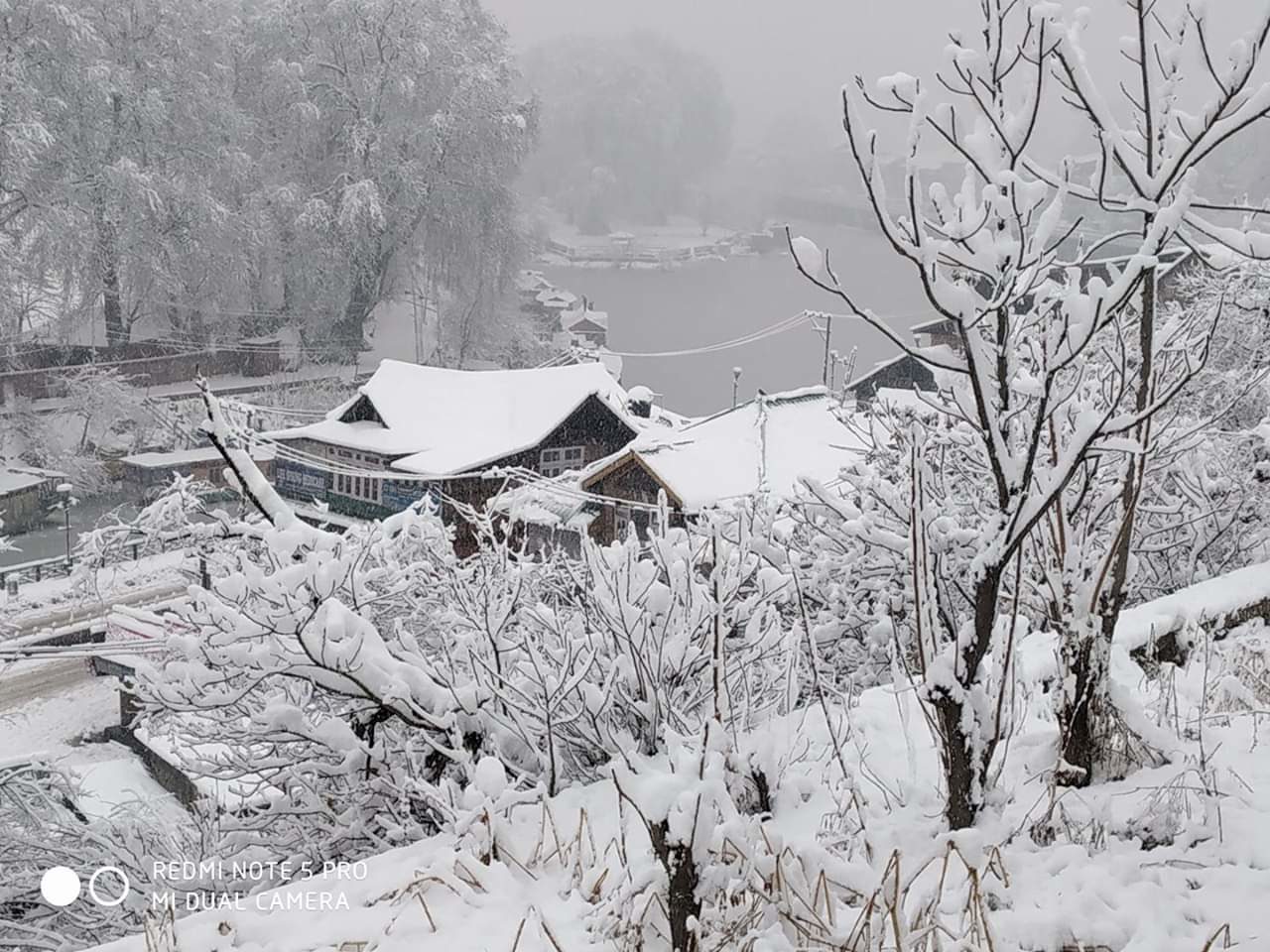 Heavy snowfall cuts off Kashmir