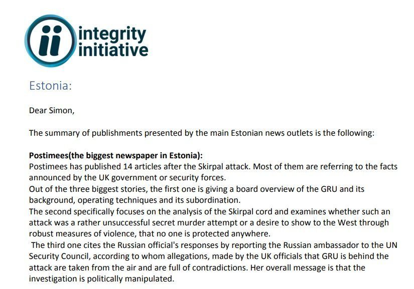 Click to enlarge Integrity Initiative